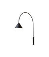 Ozz Wall Lamp by Miniforms in Black Lacquered, front view – In Dubai by WSPR