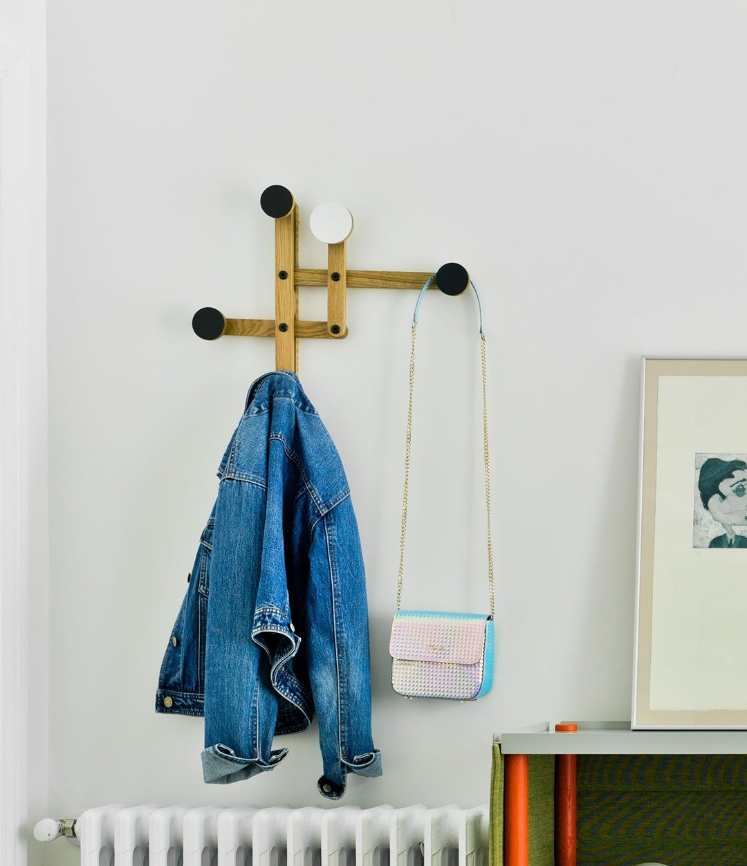 Pauli Wall Rack by Sancal in an entrance with coats – In Dubai by WSPR