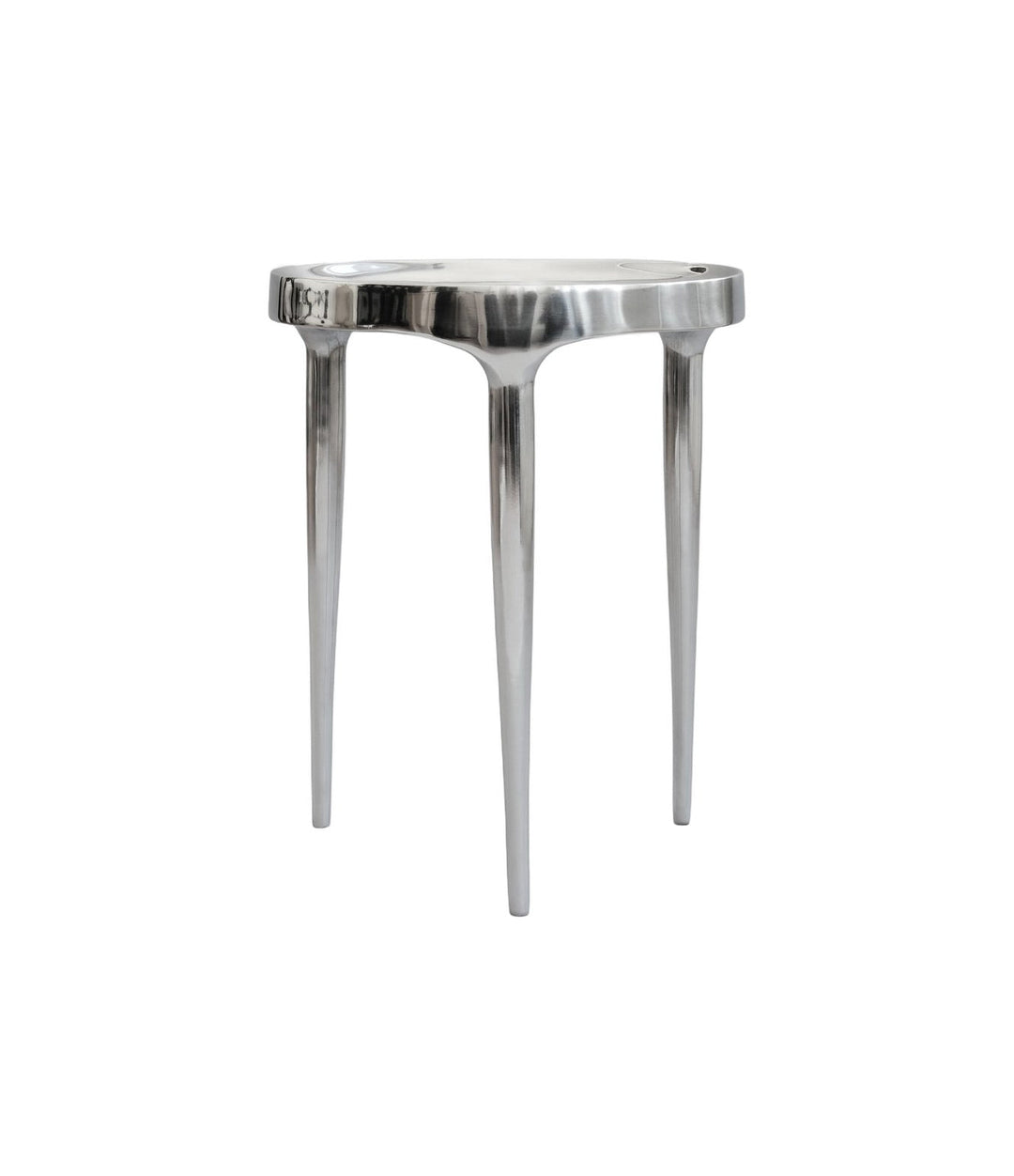 Phantom Table, Tall by 101 Copenhagen in Chrome – In Dubai by WSPR