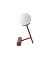 Phare Table Lamp by Audo in Burned Red, front view – In Dubai by WSPR