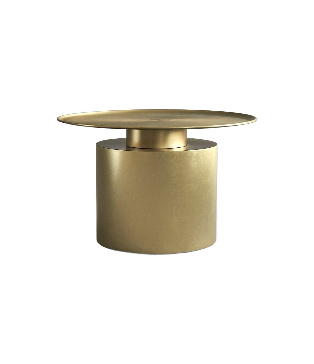 Pillar Table, Low by 101 Copenhagen in Brass – In Dubai by WSPR