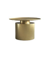 Pillar Table, Low by 101 Copenhagen in Brass – In Dubai by WSPR