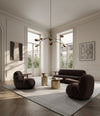 Pillar Table, Low by 101 Copenhagen in Brass in a styled interior – In Dubai by WSPR