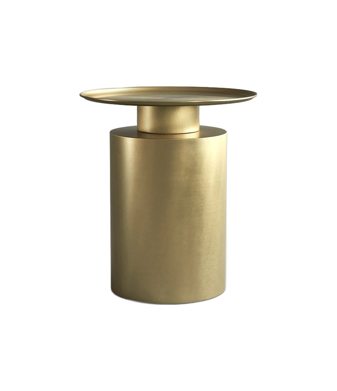 Pillar Table, Tall by 101 Copenhagen in Brass – In Dubai by WSPR