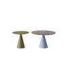 Pion Side Table by Sancal two tables in olive and blue – In Dubai by WSPR