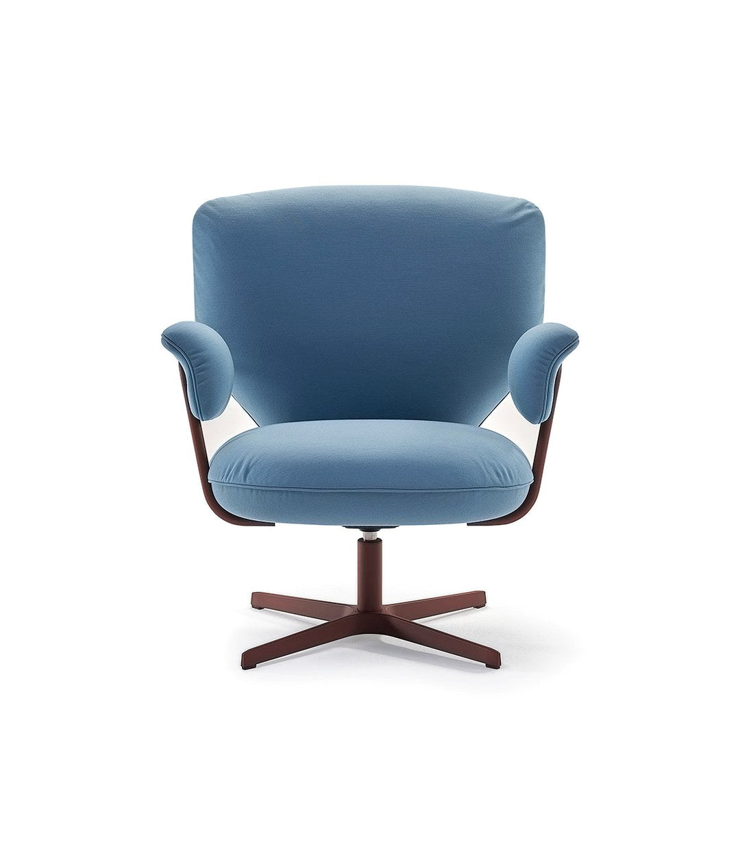 Planta Armchair by Sancal in blue on a four-star base – In Dubai by WSPR