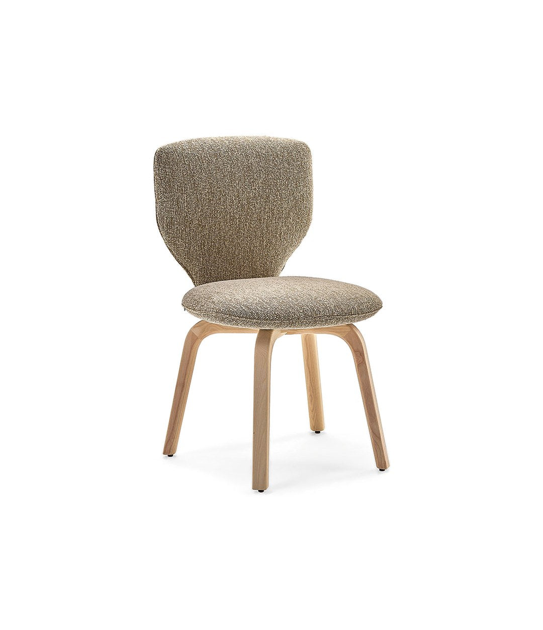 Planta Chair by Sancal in beige on wooden legs – In Dubai by WSPR