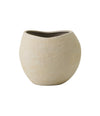 Plantas Planter by Audo in ivory, size H26 cm, front view – In Dubai by WSPR