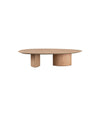Plautino Coffee Table by Miniforms in oak top, large size front view – In Dubai by WSPR