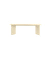 Plec Dining Table 240 by RS Barcelona in Light Ivory – In Dubai by WSPR
