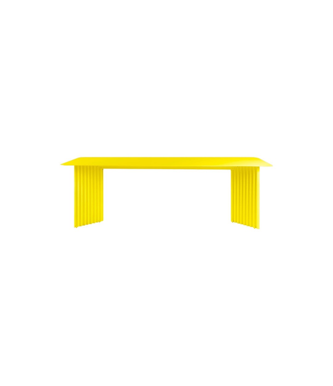 Plec Dining Table 240 by RS Barcelona in Sulfur Yellow – In Dubai by WSPR
