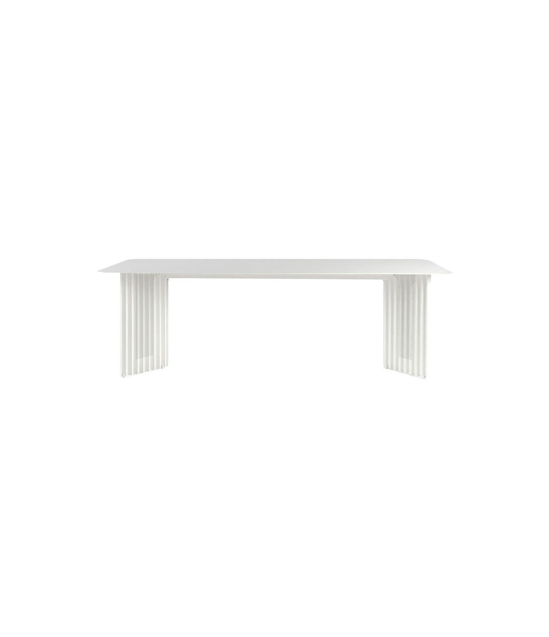 Plec Dining Table 240 by RS Barcelona in Traffic White – view 2 – In Dubai by WSPR