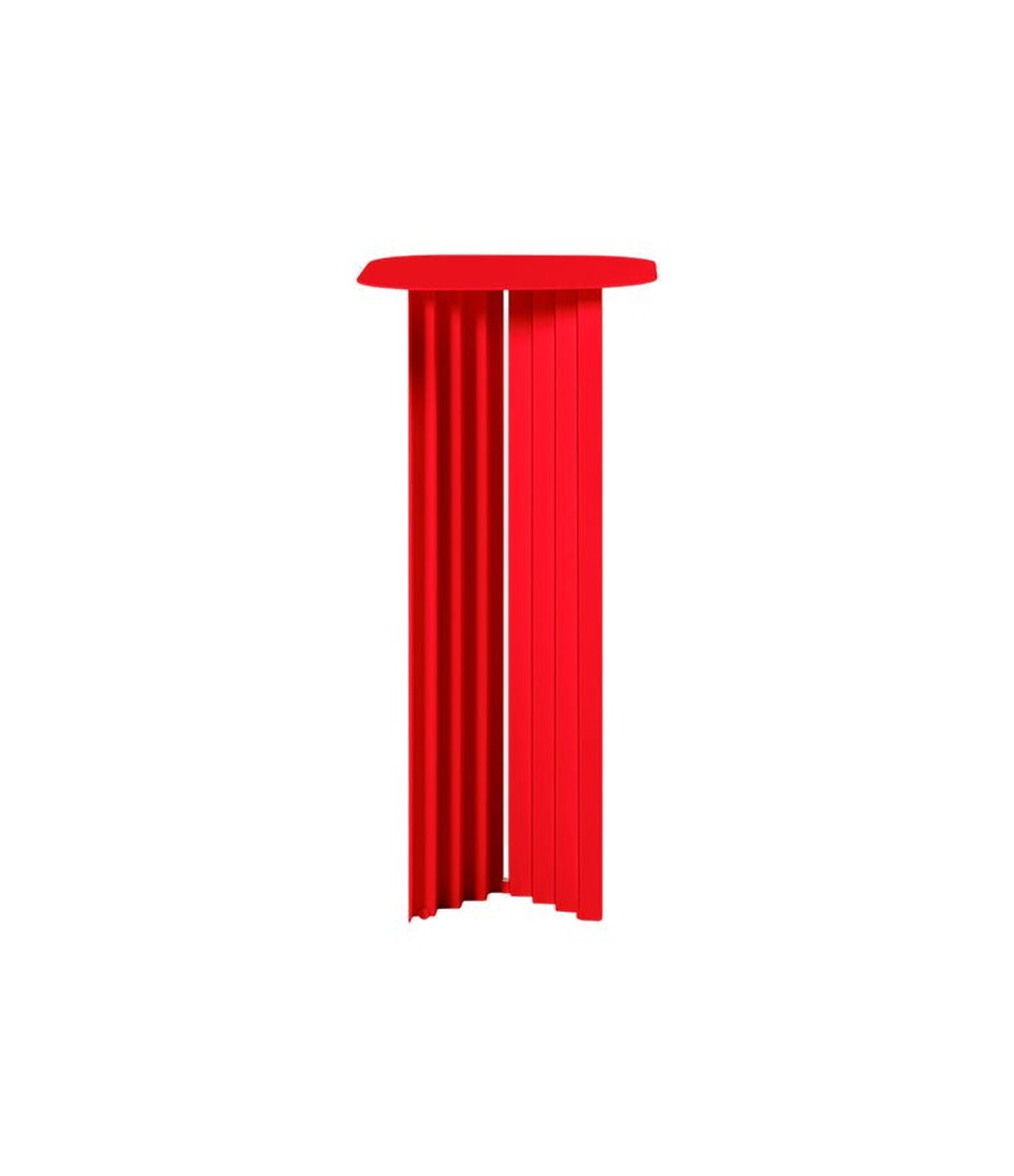 Plec Pedestal by RS Barcelona in Traffic Red – In Dubai by WSPR