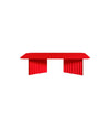Plec Rectangular Table Large by RS Barcelona in Traffic Red – In Dubai by WSPR