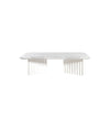 Plec Rectangular Table Large by RS Barcelona in White Carrara – In Dubai by WSPR