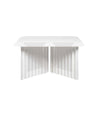 Plec Rectangular Table Medium by RS Barcelona in Traffic White – In Dubai by WSPR