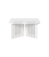 Plec Rectangular Table Medium by RS Barcelona in White Carrara – In Dubai by WSPR