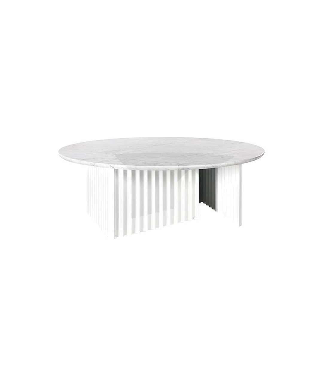 Plec Round Table Large by RS Barcelona in White Carrara – In Dubai by WSPR