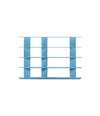 Plec Shelving Large by RS Barcelona in Cool Blue, H4 (157 cm | 61.8 in) – In Dubai by WSPR