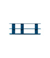 Plec Shelving Large by RS Barcelona in Green Blue, H2 (80 cm | 31.6 in) – In Dubai by WSPR