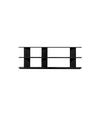 Plec Shelving Large by RS Barcelona in Jet Black, H2 (80 cm | 31.6 in) – In Dubai by WSPR