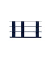Plec Shelving Large by RS Barcelona in Steel Blue, H3 (119 cm | 46.7 in) – In Dubai by WSPR