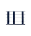 Plec Shelving Large by RS Barcelona in Steel Blue, H4 (157 cm | 61.8 in) – In Dubai by WSPR