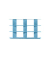 Plec Shelving Medium by RS Barcelona in Cool Blue, H3 (119 cm | 46.7 in) – In Dubai by WSPR