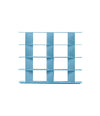 Plec Shelving Medium by RS Barcelona in Cool Blue, H4 (157 cm | 61.8 in) – In Dubai by WSPR