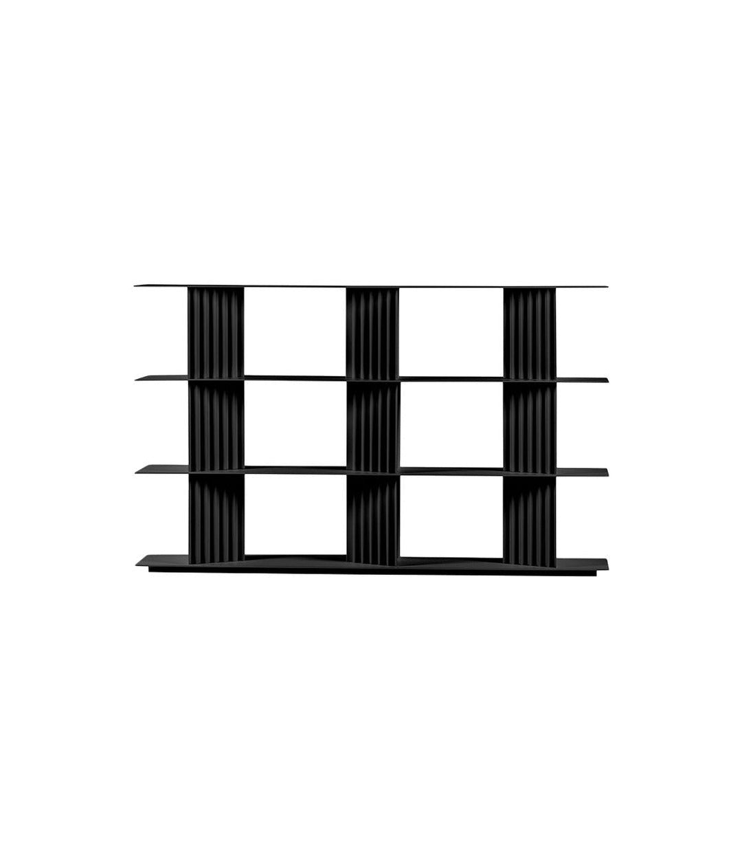 Plec Shelving Medium by RS Barcelona in Jet Black, H3 (119 cm | 46.7 in) – In Dubai by WSPR