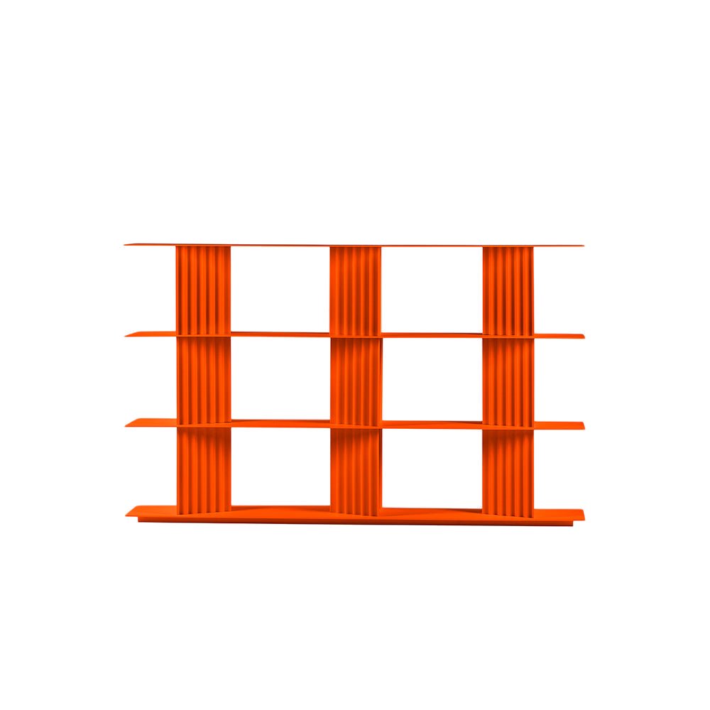 Plec Shelving Medium by RS Barcelona in Pure Orange, H3 (119 cm | 46.7 in) – In Dubai by WSPR