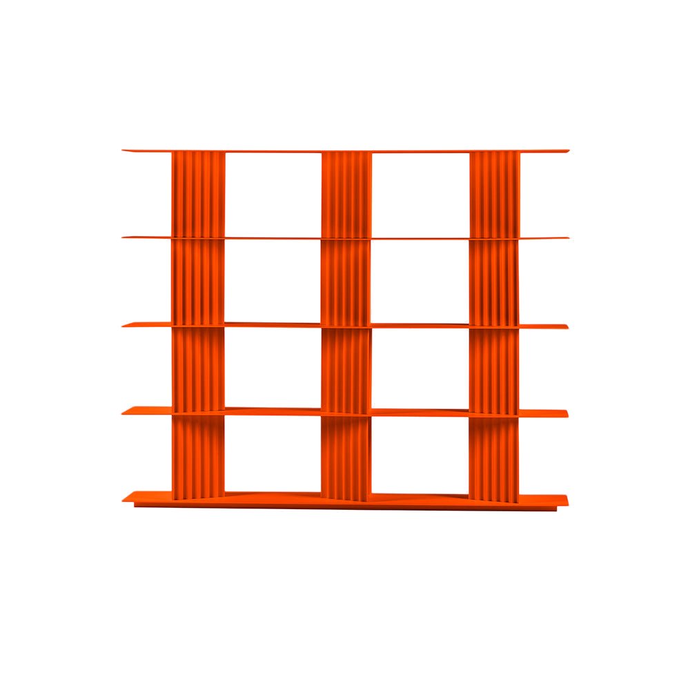 Plec Shelving Medium by RS Barcelona in Pure Orange, H4 (157 cm | 61.8 in) – In Dubai by WSPR