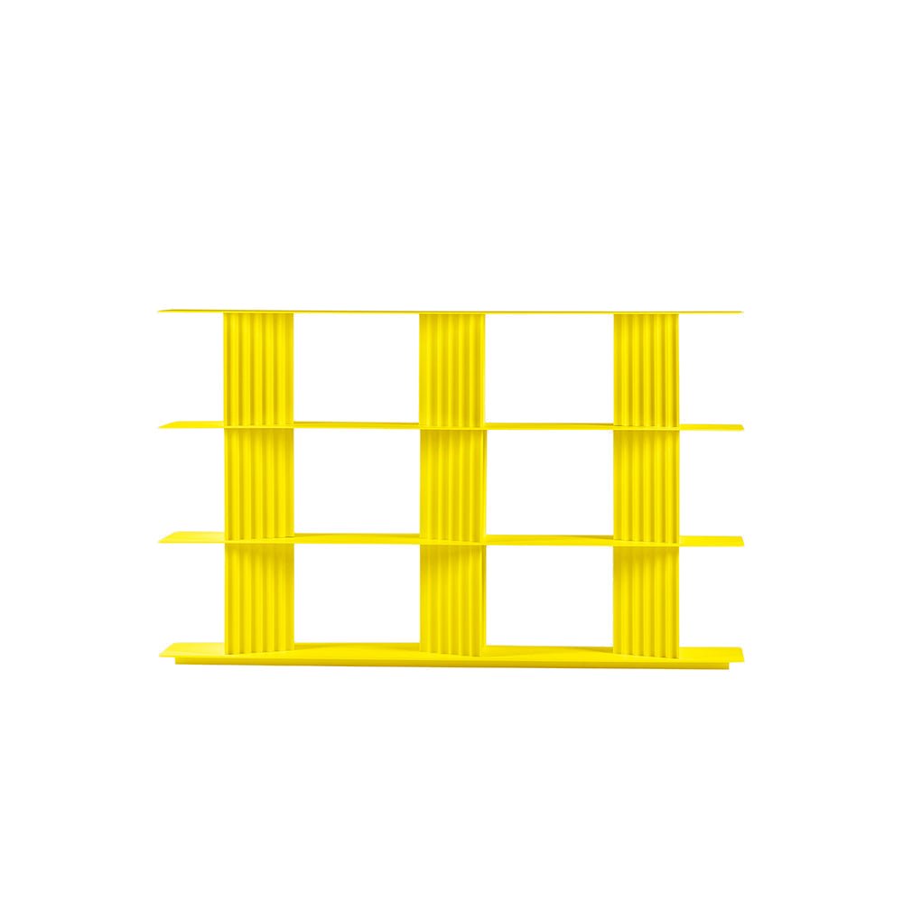 Plec Shelving Medium by RS Barcelona in Sulfur Yellow, H3 (119 cm | 46.7 in) – In Dubai by WSPR