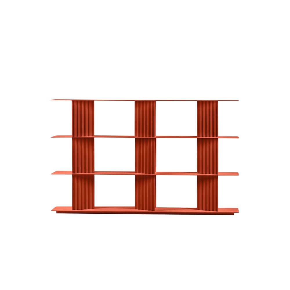 Plec Shelving Medium by RS Barcelona in Terracotta, H3 (119 cm | 46.7 in) – In Dubai by WSPR