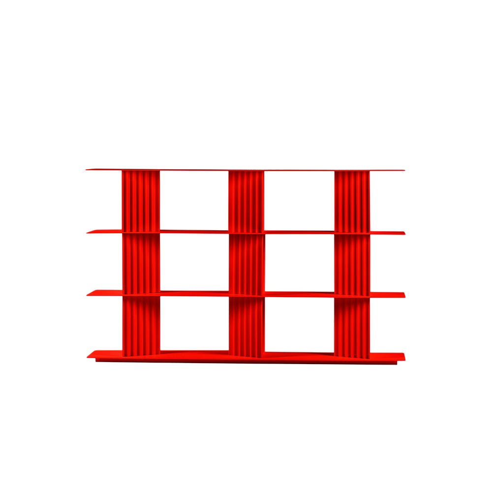 Plec Shelving Medium by RS Barcelona in Traffic Red, H3 (119 cm | 46.7 in) – In Dubai by WSPR
