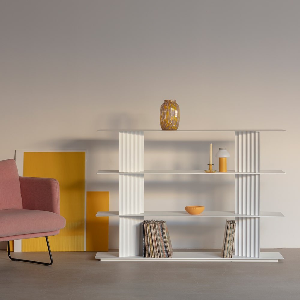 Plec Shelving Small by RS Barcelona in a styled interior – In Dubai by WSPR