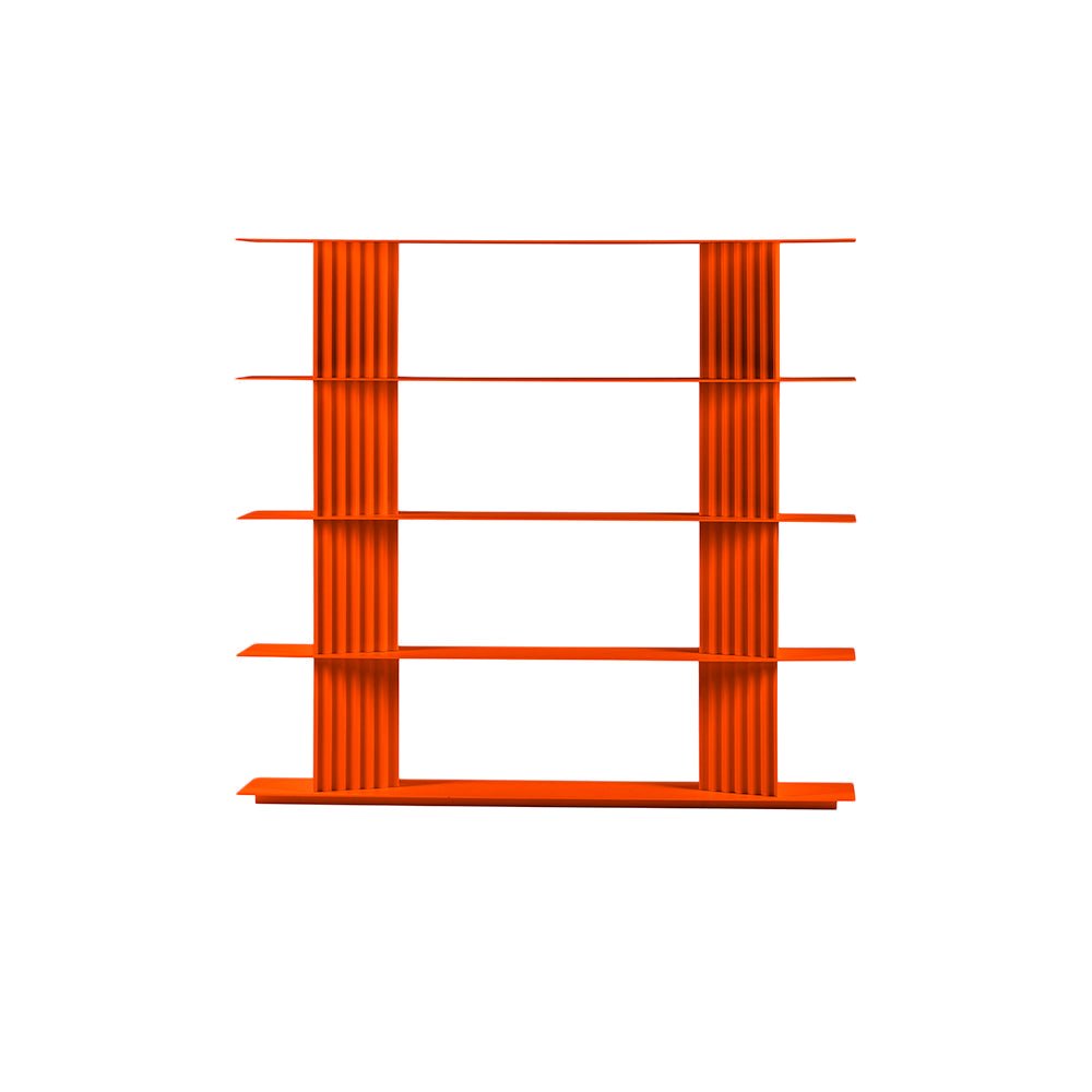 Plec Shelving Small by RS Barcelona in Pure Orange, H4 (157 cm | 61.8 in) – In Dubai by WSPR