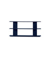 Plec Shelving Small by RS Barcelona in Steel Blue, H2 (80 cm | 31.6 in) – In Dubai by WSPR