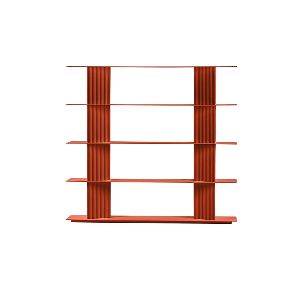 Plec Shelving Small by RS Barcelona in Terracotta, H4 (157 cm | 61.8 in) – In Dubai by WSPR