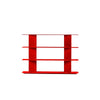 Plec Shelving Small by RS Barcelona in Traffic Red, H3 (119 cm | 46.7 in) – In Dubai by WSPR