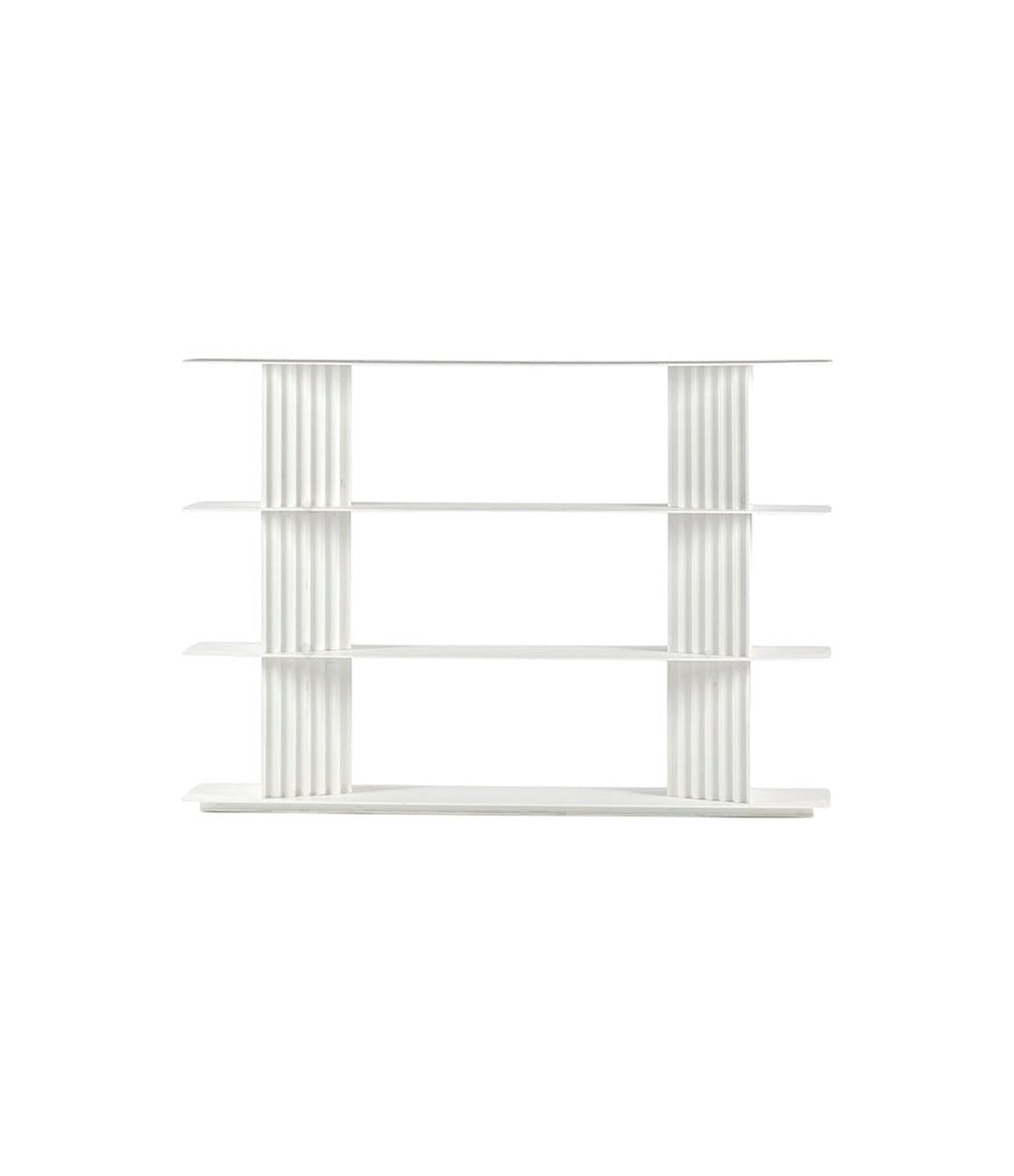 Plec Shelving Small by RS Barcelona in Traffic White, H3 (119 cm | 46.7 in) – In Dubai by WSPR