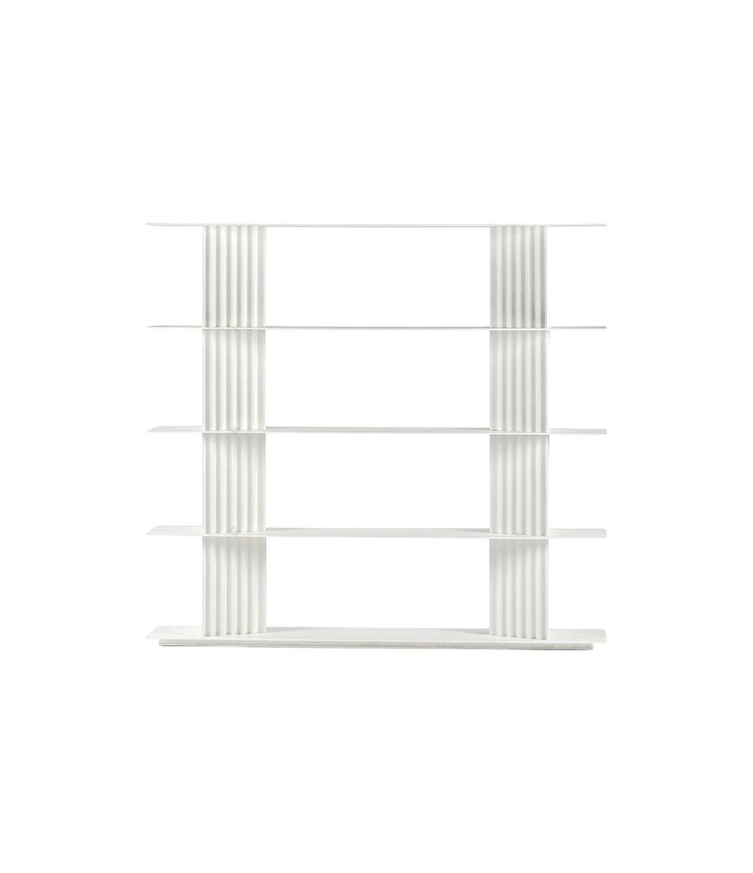 Plec Shelving Small by RS Barcelona in Traffic White, H4 (157 cm | 61.8 in) – In Dubai by WSPR