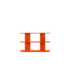 Plec Shelving XS by RS Barcelona in Pure Orange, H2 (80 cm | 31.6 in) – In Dubai by WSPR