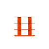Plec Shelving XS by RS Barcelona in Pure Orange, H3 (119 cm | 46.7 in) – In Dubai by WSPR
