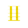 Plec Shelving XS by RS Barcelona in Sulfur Yellow, H4 (157 cm | 61.8 in) – In Dubai by WSPR