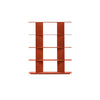 Plec Shelving XS by RS Barcelona in Terracotta, H4 (157 cm | 61.8 in) – In Dubai by WSPR