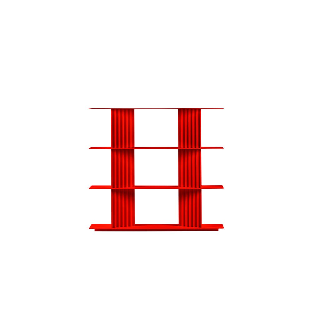 Plec Shelving XS by RS Barcelona in Traffic Red, H3 (119 cm | 46.7 in) – In Dubai by WSPR