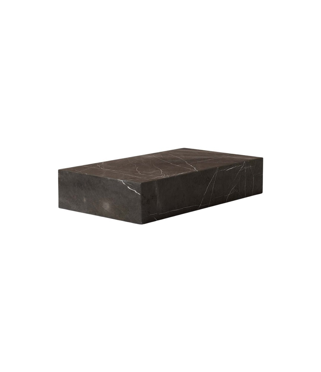 Plinth Table Grand by Audo in Kendzo marble, angled view – In Dubai by WSPR