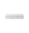 Plinth Table Grand by Audo in Carrara marble, front view – In Dubai by WSPR