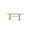 Puffin Dining Table, Rectangular by Audo in solid oak, angled view – In Dubai by WSPR